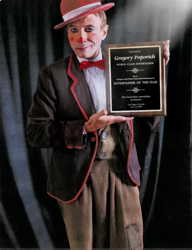 Booklet with awards, page two