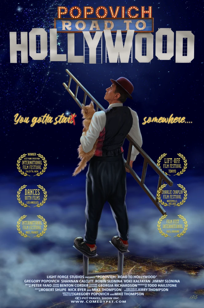 POPOVICH: Road to Hollywood — movie poster
