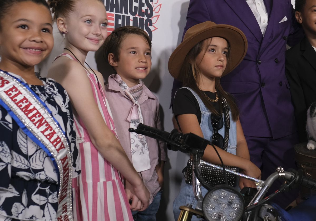 Young fans meet the stars on the red carpet